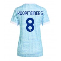 Camisa de Futebol Juventus Teun Koopmeiners #8 Equipamento Secundário Mulheres 2025-26 Manga Curta
